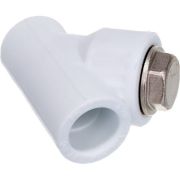 Фильтр сетчатый 32х1' ВВ косой, полипропиленовый PPR белый