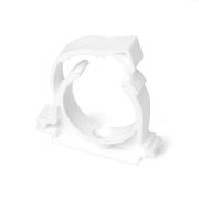 Опора 20 мм PPR, с креплением, белая