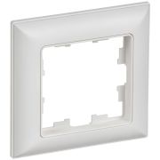 BRITE Рамка 1-местная РУ-1-БрАБ арктический белый/белый IEK