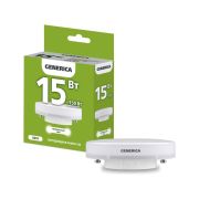 Лампа светодиодная T80 таблетка 15Вт 230В 4000К GX53 GENERICA