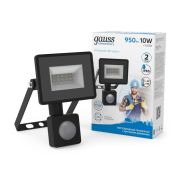 Прожектор светодиодный ДО 10 Вт 950 Лм 6500К AC 220В IP65 135х93х40 мм с датчиком движения Elementary-S