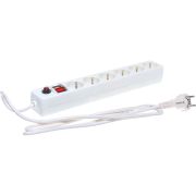 Фильтр сетевой ПВС 3х0.75 белый 1.8м