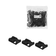 Площадка под хомуты для прямого монтажа упак/100шт. черная TDM