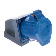 Розетка кабельная 32А 2Р+E IР44 на поверхность 250В 123