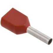 Наконечник кабельный НШвИ 2х0.75-8 темно-красный НГИ2