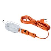 Светильник 60вт 15м переносной с выключателем с решеткой