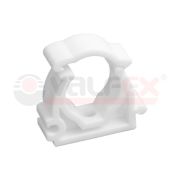 Опора 20 мм PPR, с креплением, белая