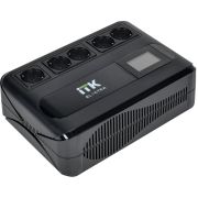 Источник бесперебойного питания Line-interactive 1000 ВА/600 Вт, однофазный, LCD дисплей, с АКБ 1х9AH, 5xSchuko