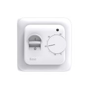 Терморегулятор Ридан Base для теплого пола,  с датчиком темературы на проводе, белый, 16А