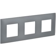 SKANDY Рамка 3-местная SK-F03Gr серый IEK