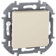 Выключатель 1-клавишный 10АХ безвинтовое крепление слоновая кость INSPIRIA