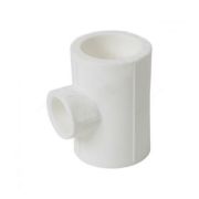 Тройник переходной 40x25x40 мм полипропиленовый PPR белый