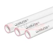 Труба полипропиленовая 20x3.4 SDR 6 PN 25 PPR армированная стекловолокном белая, хлыст 2м