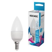 Лампа светодиодная LED 10.5Вт Свеча 220В Е14 D37х100 4500К белый 840 лм