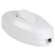 Выключатель одноклавишный разборный для бра ВБ-01Б белый