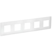 SKANDY Рамка 5-местная SK-F05W арктический белый IEK