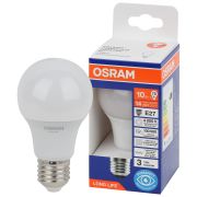 Лампа светодиодная груша LED 10Вт Е27 4000К 806Лм 170-250В (замена 75Вт) OSRAM