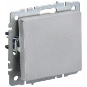 BRITE Выключатель одноклавишный самовозвратный 10А ВС10-1-4-БрА алюминий