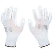 Перчатки Antistat PU1350A-LG (антистатические, нейлон/карбон, с полиуретаном, тачскрин) размер 9 SCAFFA