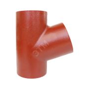 Тройник чугун SML Ду 100х100х45гр безраструбный