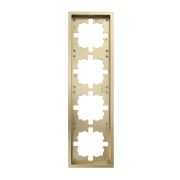 Рамка 4-мест. горизонт. ZIMA зол. LEZARD 704-3600-149