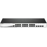 Коммутатор управляемый L2 28 порта RJ45/SFP 10 100 1000 Мб/с