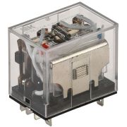 Реле промежуточное 24 В переменного тока 4 переключающих контакта 10 A РЭК77/4 с индикацией