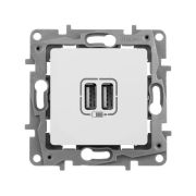 Розетка USB A+A 15Вт белый ETIKA