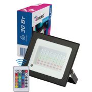 Прожектор светодиодный 30 Вт, RGB с пультом, IP65