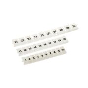 Маркировка для клемм, ширина 6 мм, от 31 до 40, горизонтальная ориентация