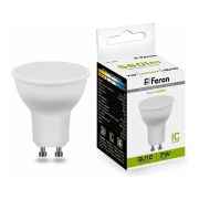 Лампа светодиодная LED 7вт 230в GU10 белая