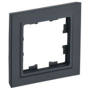 BRITE Рамка 1 пост РУ-1-БрГ графит