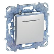 UNICAtop Переключатель одноклавишный с индикацией в рамку сх.6