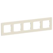 FLITE CLASSIC Рамка 5-местная РУ-5-К-ФлСл сливочный IEK