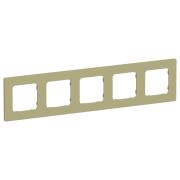 FLITE CLASSIC Рамка 5-местная РУ-5-К-ФлО оливковый IEK