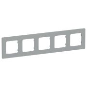 FLITE CLASSIC Рамка 5-местная РУ-5-К-ФлС серый IEK