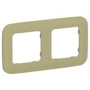 FLITE ARTISTIC Рамка 2-местная РУ-2-А-ФлО оливковый IEK