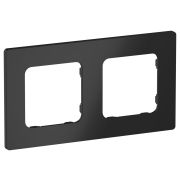FLITE CLASSIC Рамка 2-местная РУ-2-К-ФлЧ черный IEK