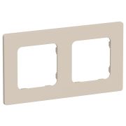 FLITE CLASSIC Рамка 2-местная РУ-2-К-ФлЛ льняной IEK