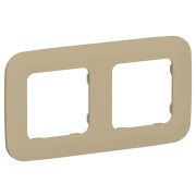 FLITE ARTISTIC Рамка 2-местная РУ-2-А-ФлХ хаки IEK