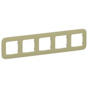 FLITE ARTISTIC Рамка 5-местная РУ-5-А-ФлО оливковый IEK