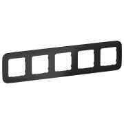 FLITE ARTISTIC Рамка 5-местная РУ-5-А-ФлЧ черный IEK