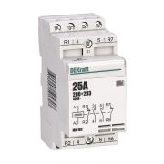 Модульный контактор 2НО+2НЗ 25А 230В МК-103       DEKraft