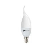 Лампа светодиодная LED 9Вт Е14 холодный матовая свеча на ветру
