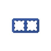 ATLASDESIGN ANTIQUE 2-постовая рамка, универсальная, АКВАМАРИН