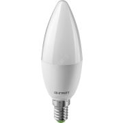 Лампа светодиодная LED 10вт Е14 белый матовая свеча