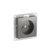 ATLASDESIGN РОЗЕТКА без заземления со шторками, 16А, быстрозажимные клеммы, СТАЛЬ