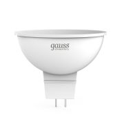 Лампа светодиодная LED 9 Вт 660 лм 4100К софит MR16 нейтральный GU5.3 AC 220В Elementary Gauss