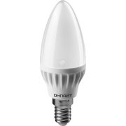 Лампа светодиодная LED 6вт E14 белый матовая свеча