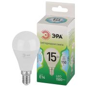 Лампа светодиодная LED 15 Вт 1500Лм 4000К шар нейтральный E14 220-240В LED P45-15W-840-E14 Green Line